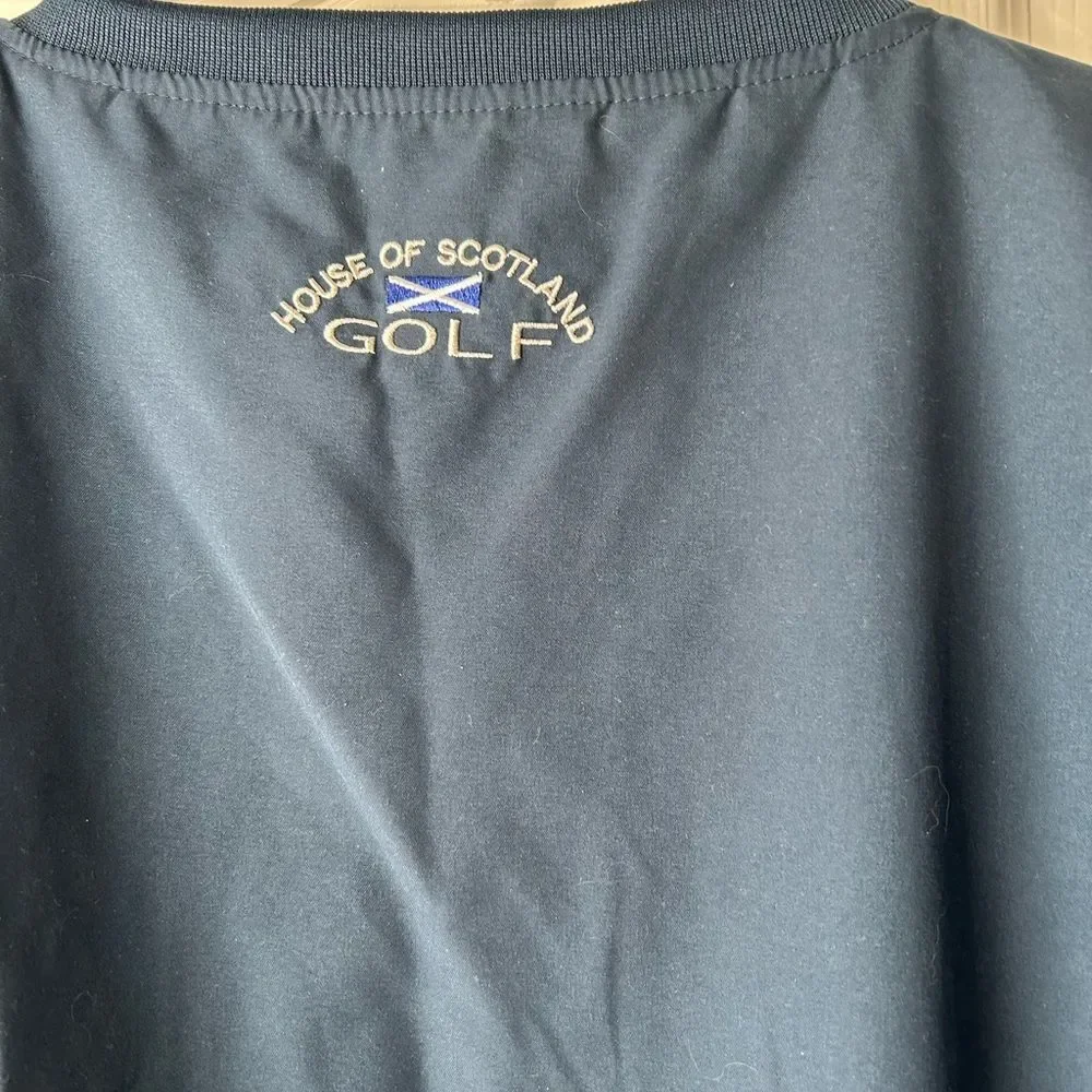 House of Scotland Golf men’s Blue Sleeveless V-Neck Vest Top Size XXL